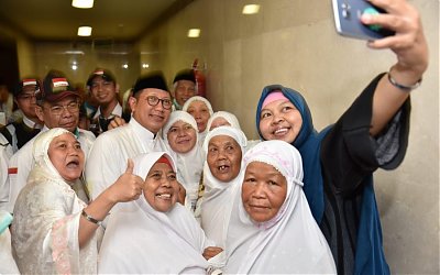 Jelang Wukuf, Menteri Agama Cek Pemondokan dan Katering