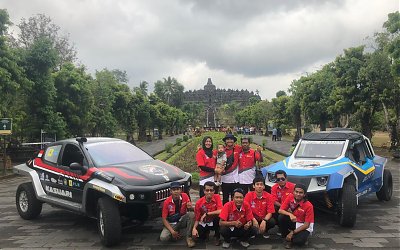 Mobil Listrik Buatan ITS Uji Coba Jelajahi Indonesia