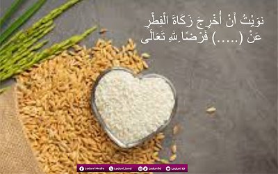 Niat Zakat Fitrah Praktis Bahasa Arab dan Terjemahannya