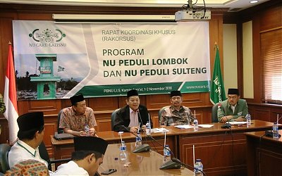 Tingkatkan Kerjsama Penanganan Bencana, PBNU Gelar Rapat Koordinasi