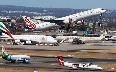 Munculnya Asap di Menara Kontrol Bandara Sydney, Australia