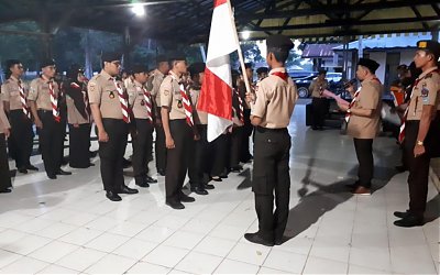 Pramuka Santri Deklarasikan Lima Komitmen Cinta NKRI di Jambi