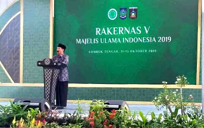 Rakernas MUI 2019 Putuskan KH. Ma'ruf Amin Tetap Ketua MUI