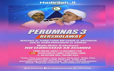 Perumnas 3 Bersholawat bersama Habib Fahmi al-Muthahar