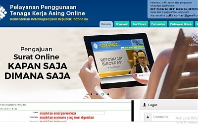 Kini Izin Penggunaan TKA Bisa Melalui Integrasi Online Lintas Kementerian