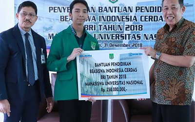 50 Mahasiswa Unas Berhasil Raih Beasiswa dari BRI
