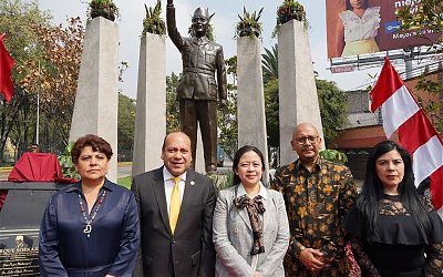 Bentuk Penghargaan pada Indonesia, Meksiko Resmikan Patung Soekarno