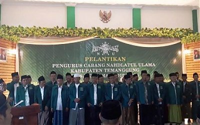 Pelantikan PCNU Temanggung Angkat Tema Kemandirian Jam’iyyah