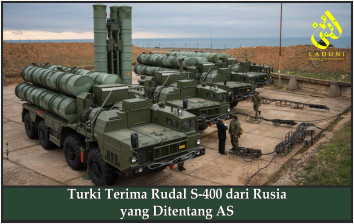 Turki Terima Rudal S-400 dari Rusia yang Ditentang AS