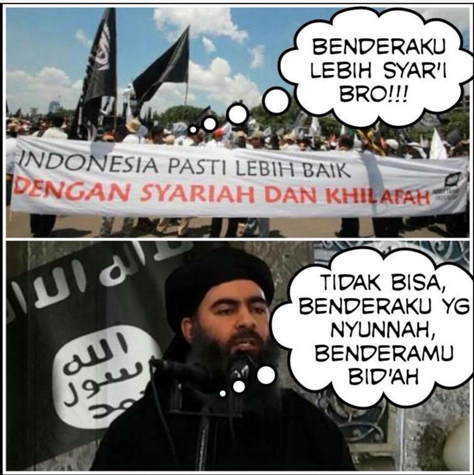 Penjelasan tentang Hadis Nabi dan Bendera Khilafah HTI - ISIS 