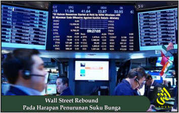 Wall Street Rebound Pada Harapan Penurunan Suku Bunga