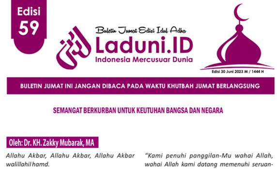 Buletin Jumat Laduni.ID Edisi 59: Semangat Berkurban untuk Keutuhan Bangsa dan Negara