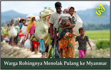 Warga Rohingnya Menolak Pulang ke Myanmar