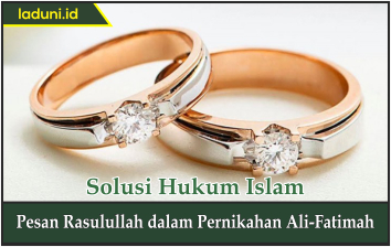 Pesan Rasulullah dalam Pernikahan Ali-Fatimah