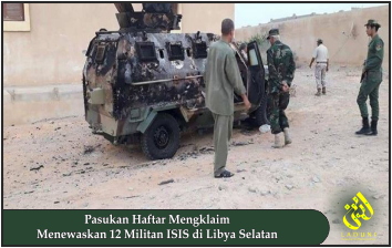 Pasukan Haftar Mengklaim Menewaskan 12 Militan ISIS di Libya Selatan