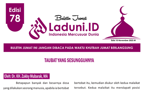 Buletin Jumat Laduni.ID Edisi 78: Taubat yang Sesungguhnya