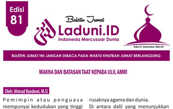 Buletin Jumat Laduni.ID Edisi 81: Makna dan Batasan Taat Kepada Ulil Amri