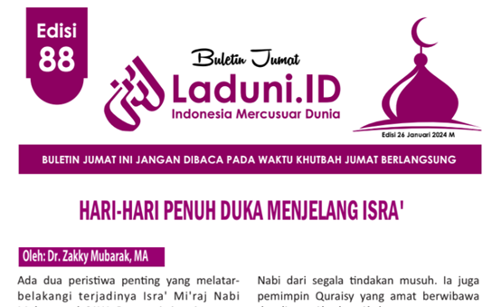 Buletin Jumat Laduni.ID Edisi 88: Hari-Hari Penuh Duka Menjelang Isra’