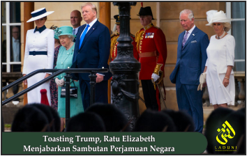 Toasting Trump, Ratu Elizabeth Menjabarkan Sambutan Perjamuan Negara