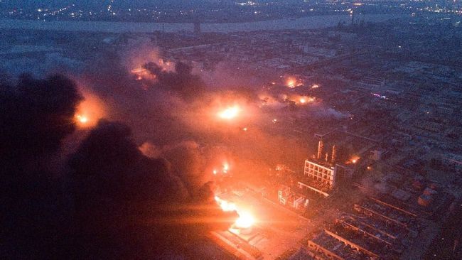 Ledakan di Pabrik Kimia China, 47 Orang Tewas