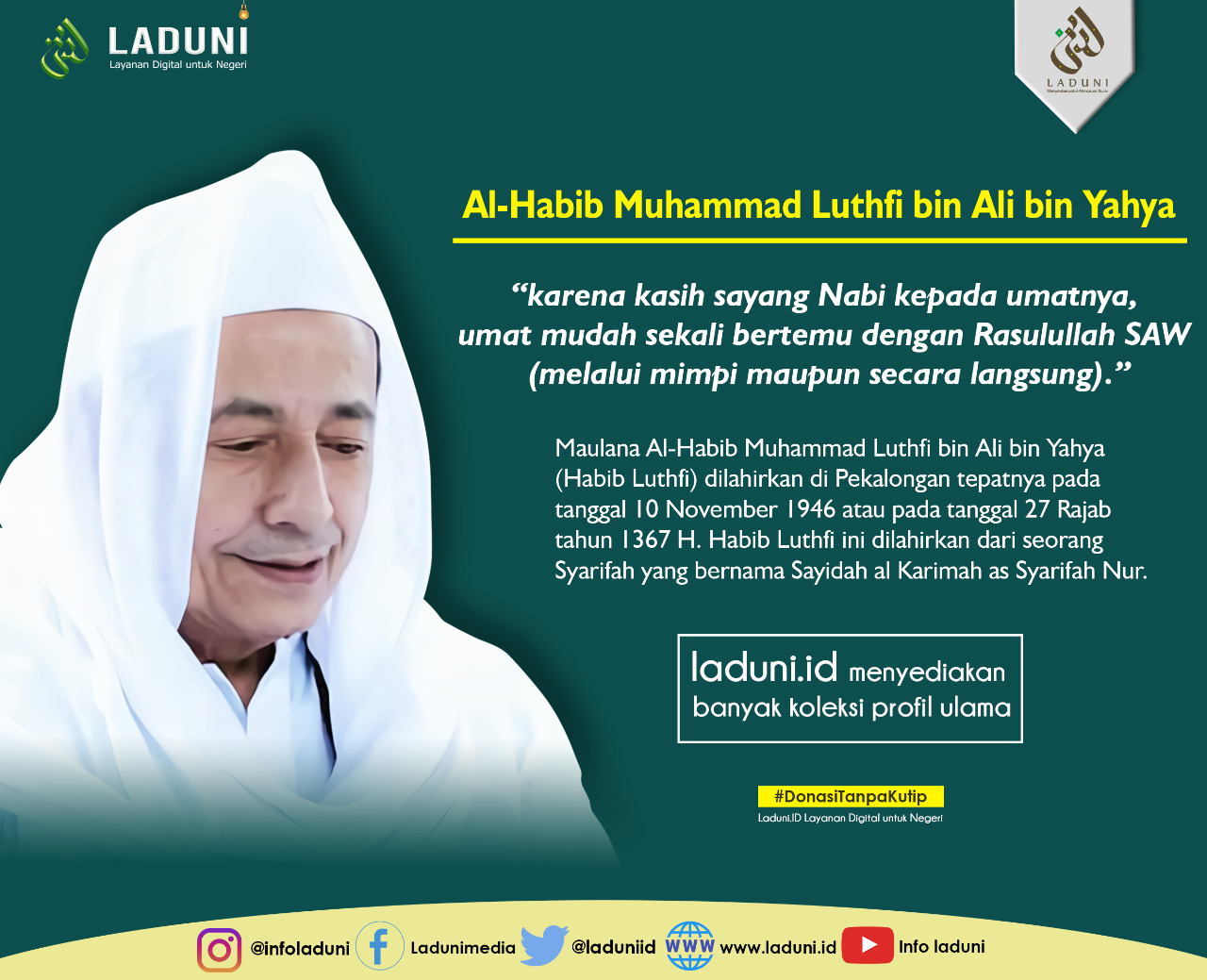 Habib usman bin yahya keturunan nabi