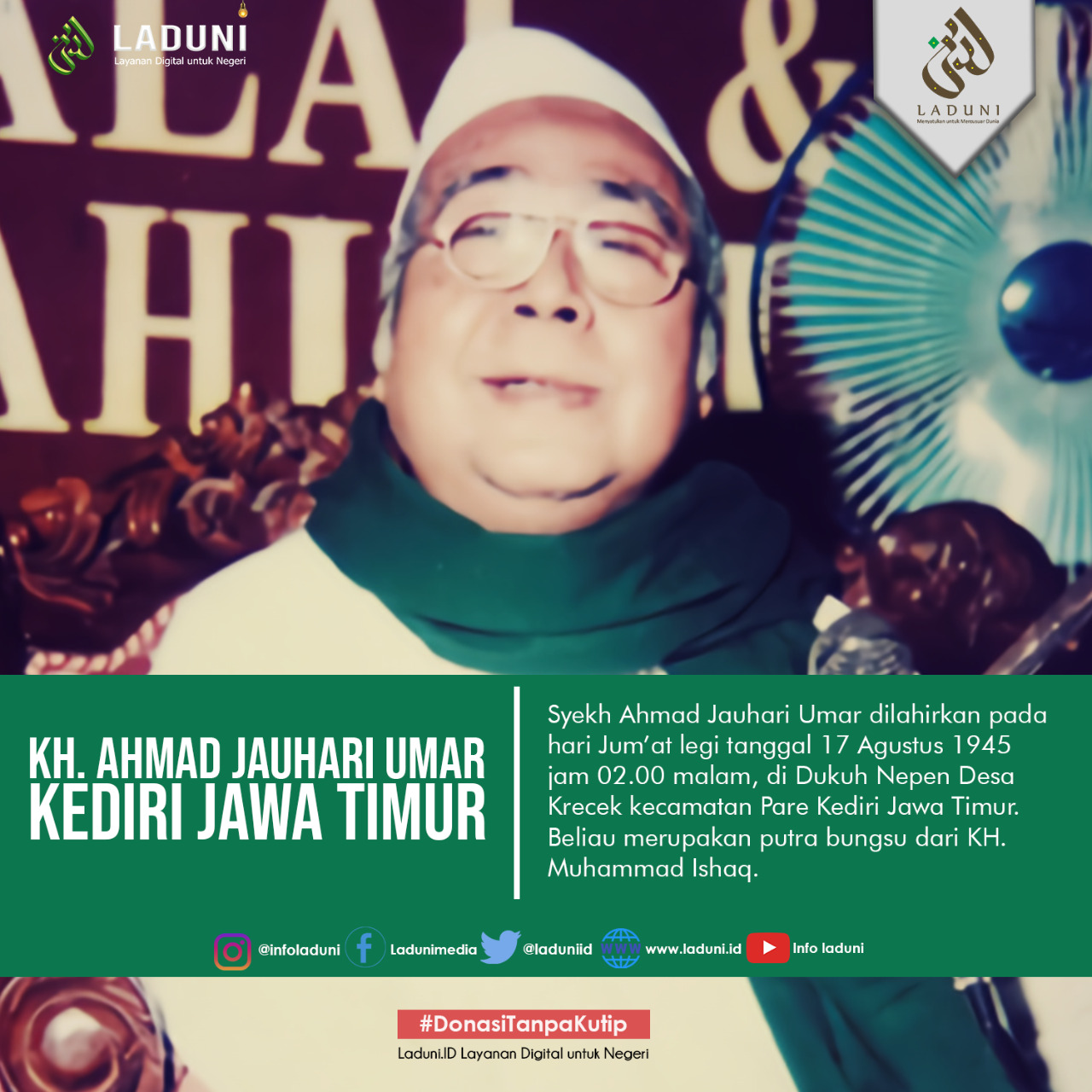 Biografi Syekh KH. Ahmad Jauhari Umar Profil Ulama