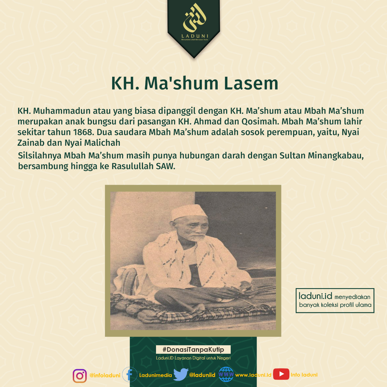 Biografi KH. Ma'shum Lasem