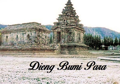 Dieng Bumi di Atas Awan Membeku Bagai di Eropa