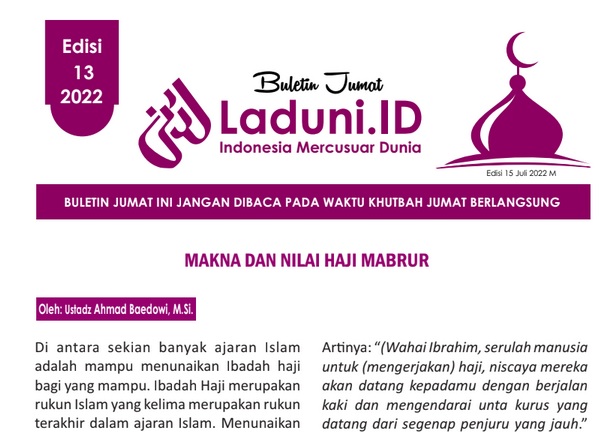 Buletin Jumat Laduni.ID Edisi 13