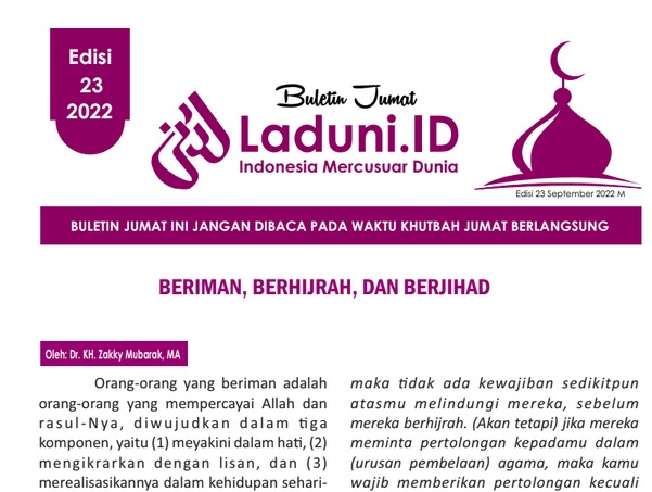 Buletin Jumat Laduni.ID Edisi 23