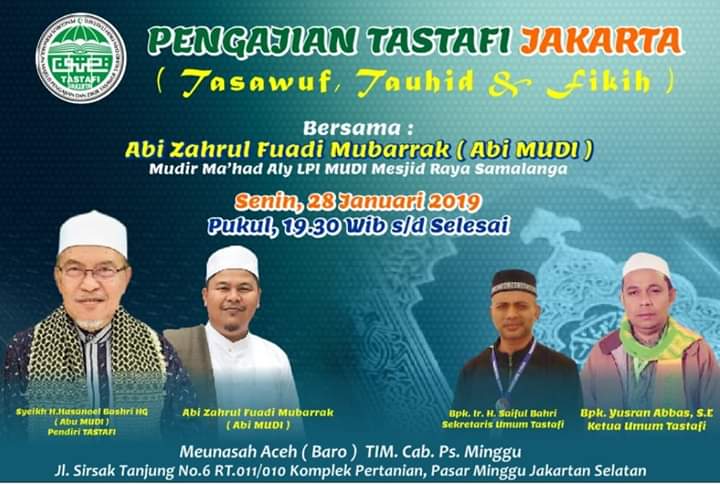 Pengajian Tastafi Malam Ini Akan Menggema di Jakarta