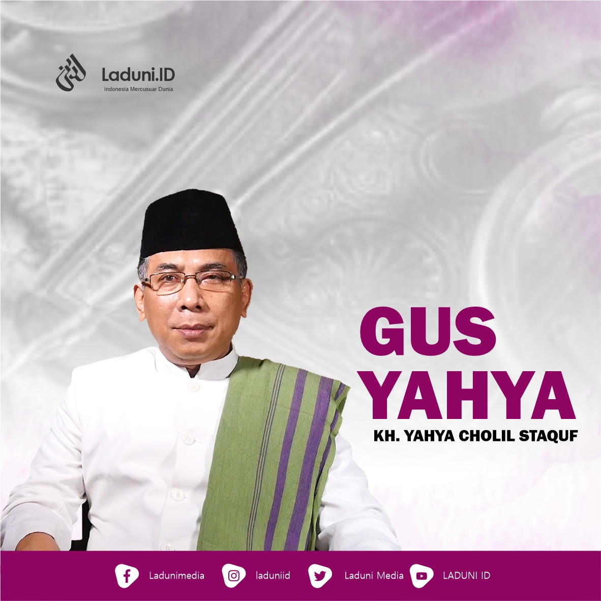 Biografi KH. Yahya Cholil Staquf (Gus Yahya Staquf)