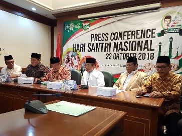 Siaran Pers PBNU, tentang Hari Santri Nasional 2018