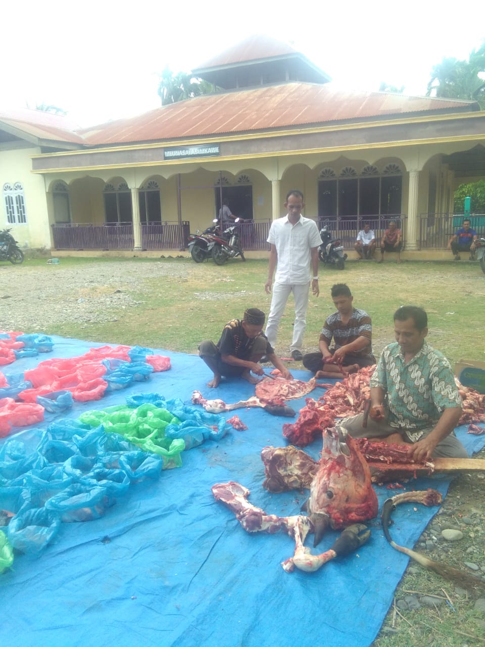 Solidaritas dan Kebersamaan di Balik Penyembelihan Qurban Gampong Lamkawe