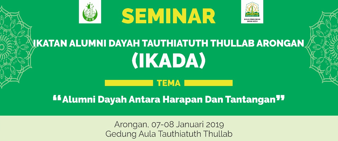 Seminar Dayah akan Diadakan di Dayah Tauthiatuth Thullab Arongan