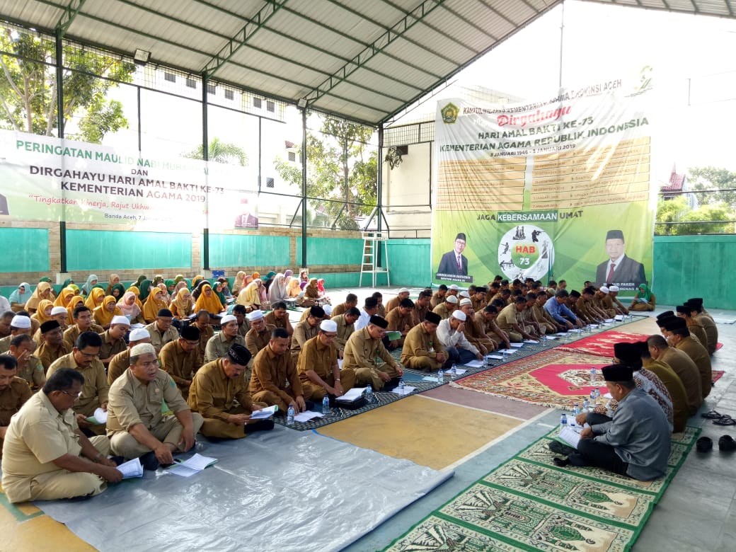 Kemenag Aceh Gelar Doa Bersama