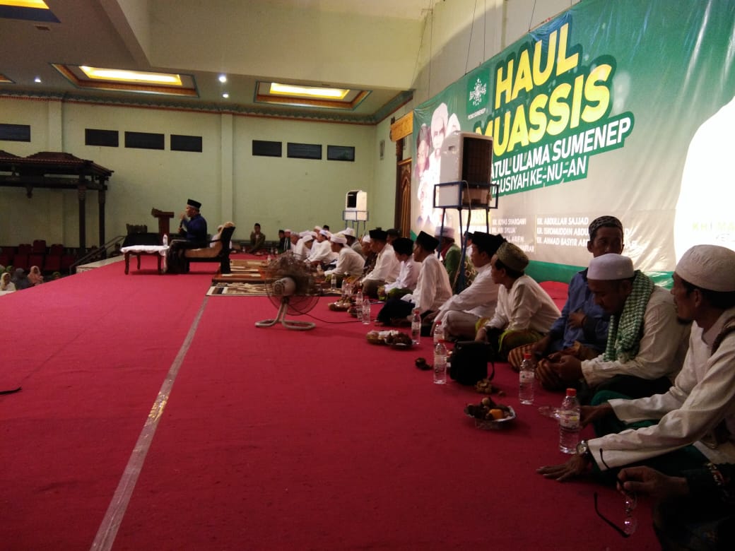 Haul Muassis NU, Ketua PWNU Jatim Ajak Warga Sumenep Satu Komando