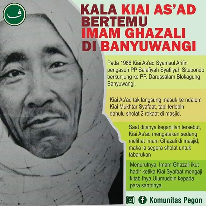 Ketika Kiai As'ad Bertemu al-Ghazali