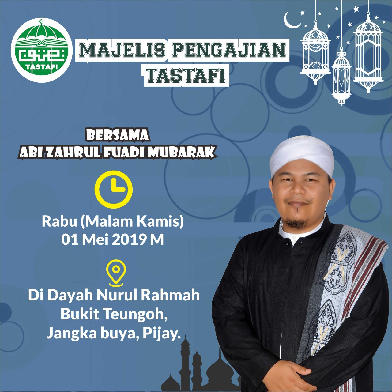 Malam Ini, Abi MUDI Isi Pengajian Tastafi di Dayah Nurul Rahmah Buket Teungoh Jangka Buya