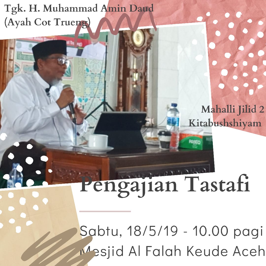 Ayah Cot Trueng Isi Pengajian Tastafi Bulan Ramadhan di Kota Lhokseumawe