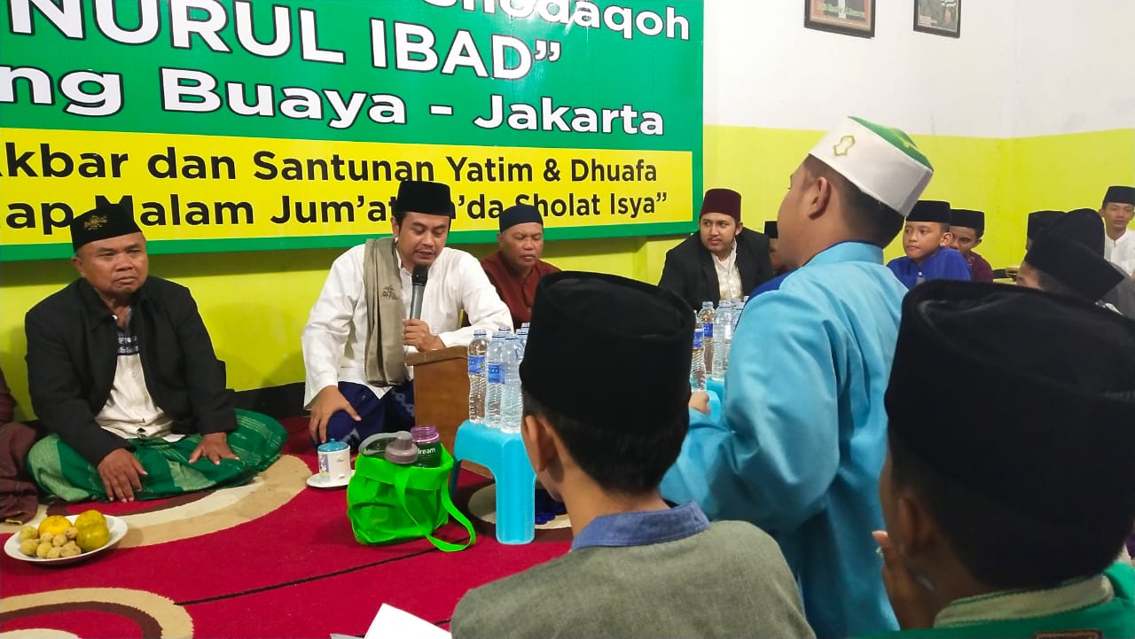 Antisipasi Virus Corona, Santri Ponpes Nurul Ibad Baca Sholawat Thibbil Qulub