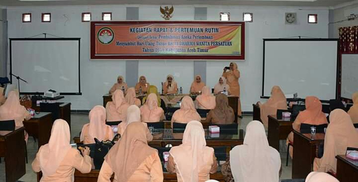 Jelang HUT Ke-XIX, DWP Aceh Timur Gelar Rapat