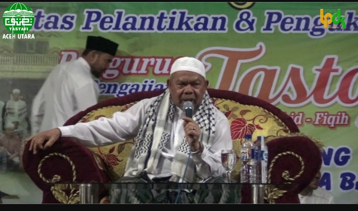 Malam Ini, Ulama Kharismatik Aceh, Abu Paya Pasi Isi Pengajian Tastafi di Lhokseumawe