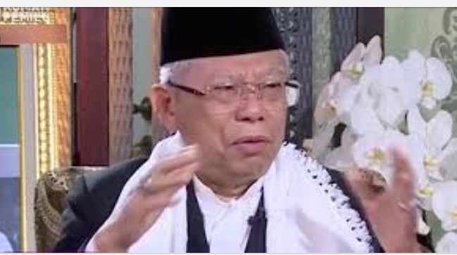 Ma'ruf Amin Serukan 'Perang Darat'