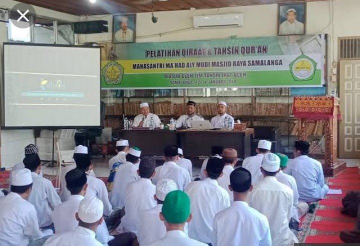 Mahasantri Ma'had Ali Dayah MUDI Samalanga Bireuen Ikut Pelatihan Tahsin Alquran dan Qiraat