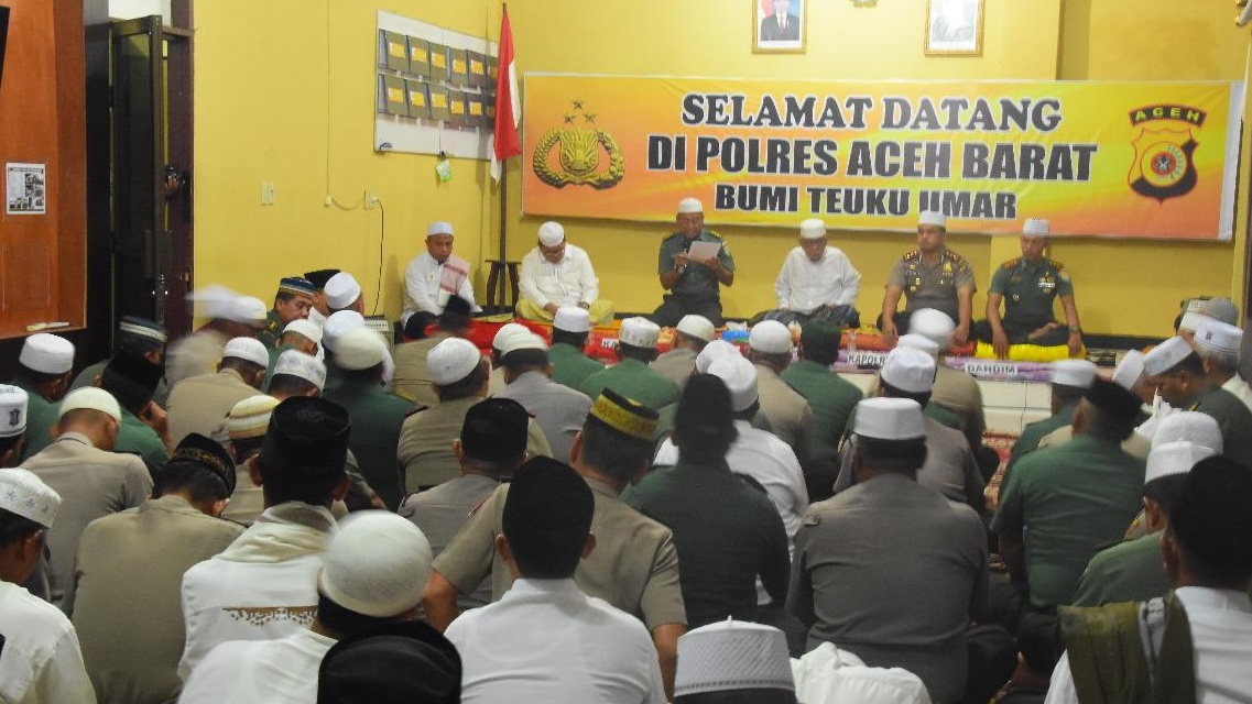 Sinergitas TNI-Polri Laksanakan Silaturrahmi dengan Tokoh Agama