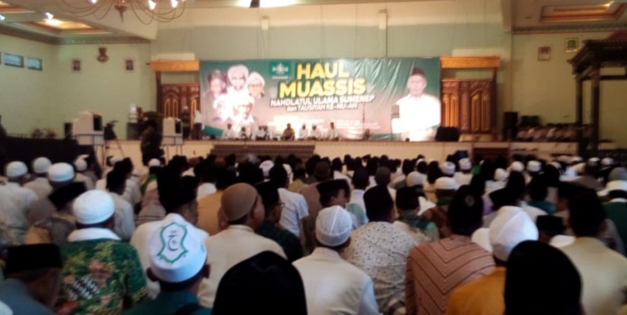 Haul Muassis NU, ini Pesan Ketua PCNU Sumenep Kepada Ribuan Warga Nahdliyin yang Hadir