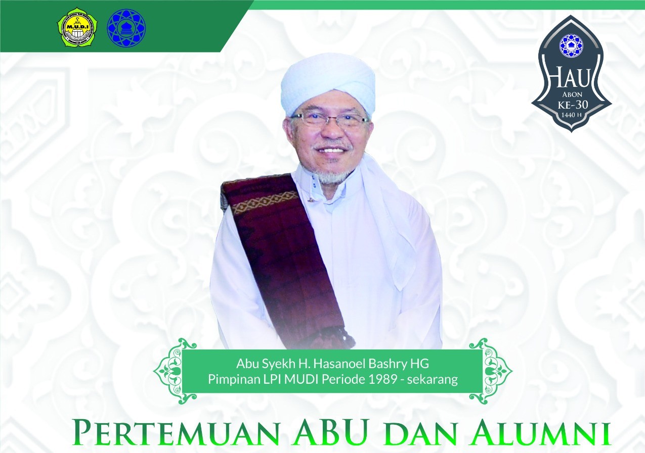 Jadwal Pertemuan Abu MUDI dengan Alumni dalam Haul Abon Aziz Samalanga Ke-30