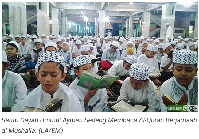 Hari Ini, Dayah Ummul Ayman Samalanga Umumkan Ketulusan Santri Baru