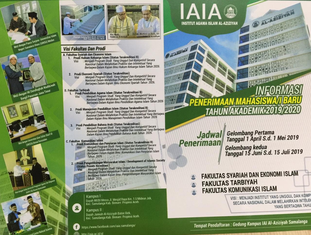 IAI Al-Aziziyah Samalanga Membuka Pendaftaran Mahasiswa Baru Awal April Ini